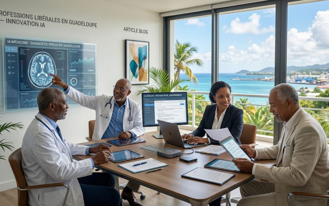 IA pour professions libérales en Guadeloupe : médecins, avocats, notaires — ce qui change en 2026