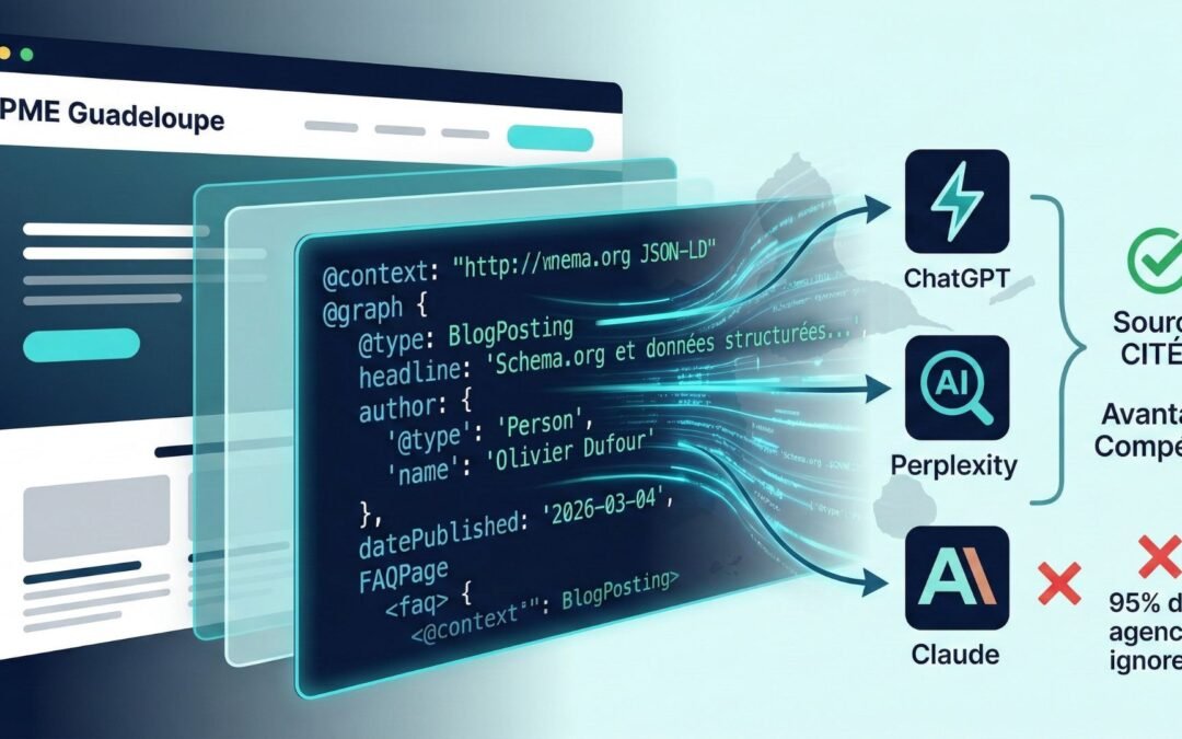 Schema.org et données structurées : le combo technique que 95% des agences ignorent (et qui booste la visibilité IA)